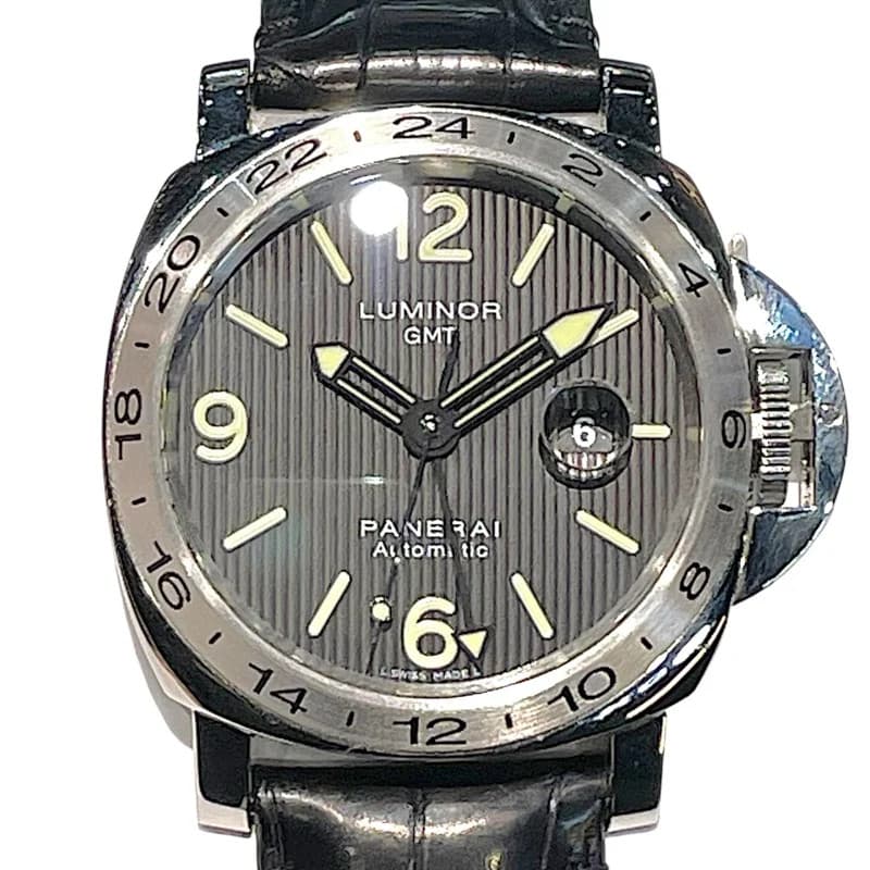 Panerai Luminor GMT Frinke Limited to 1000 World Pam00029 Black SS Men's Used
