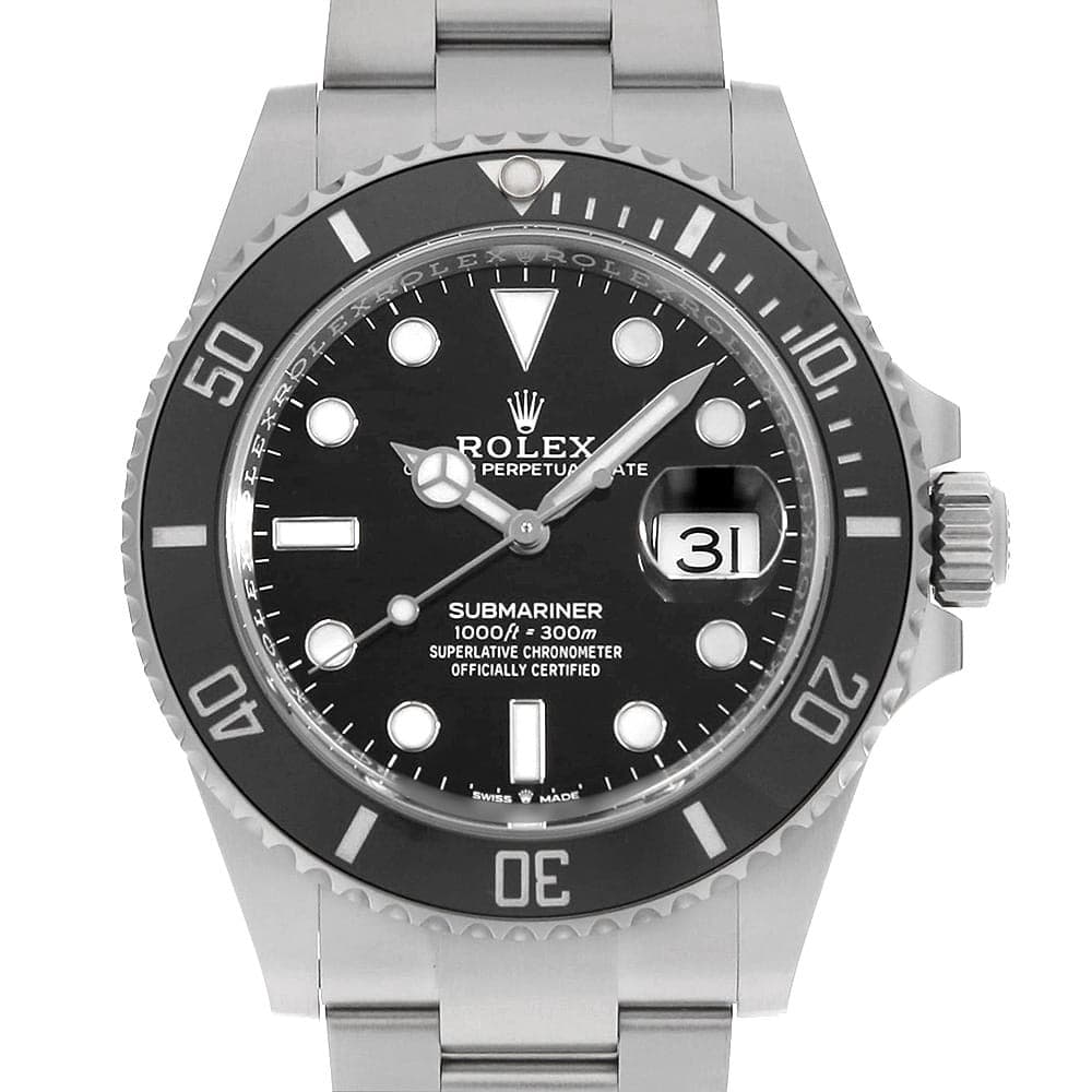 ROLEX SUBMARINER Date 126610LN black Random Number second hand mens