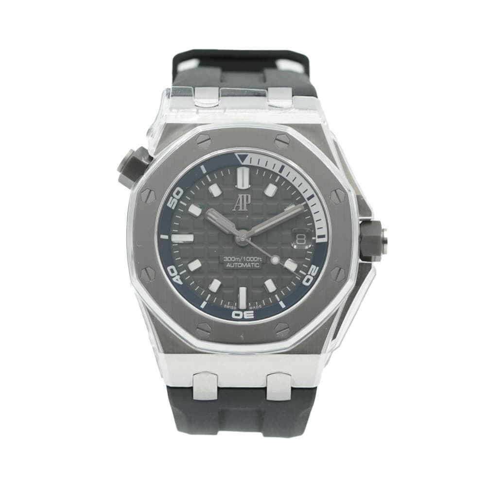 Audemars Piguet Royal Oak Offshore Diver 15720ST.OO.A009CA.01 Grey Dial B&P