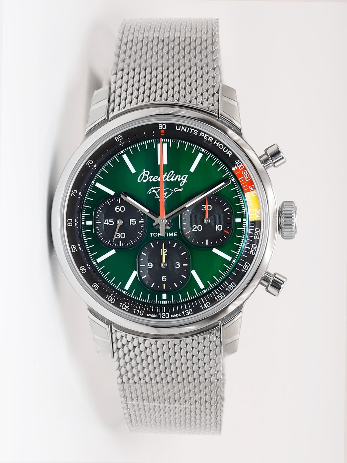 Breitling Top Time Ford Mustang New Old Stock Set 41mm  ref: AB01762A1L1A1 7735