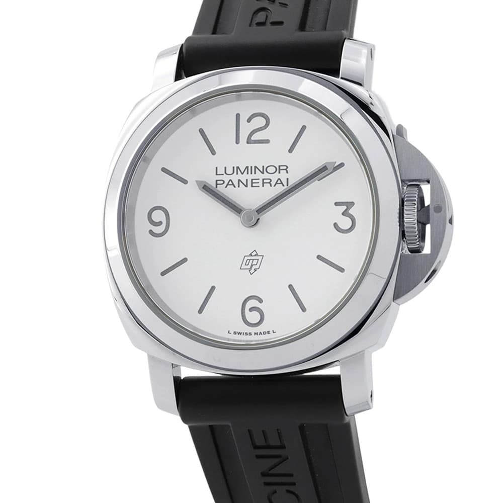 Panerai Luminor PAM01087 Stainless Steel / Rubber 44mm White Dial #TZW1617