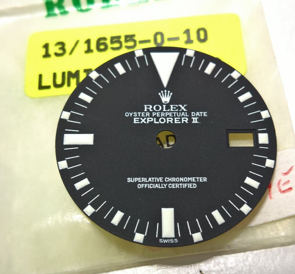 ULTRA RARE ROLEX EXPLORER II 1655 ARROW SERVICE DIAL NOS