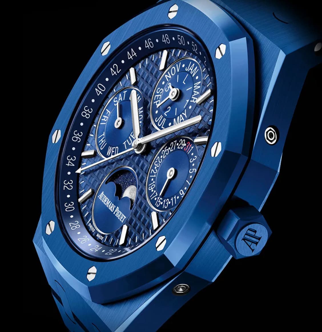 Audemars Piguet Blue Ceramic 26579CS.OO.1225CS.01 Royal Oak Perpetual Calendar