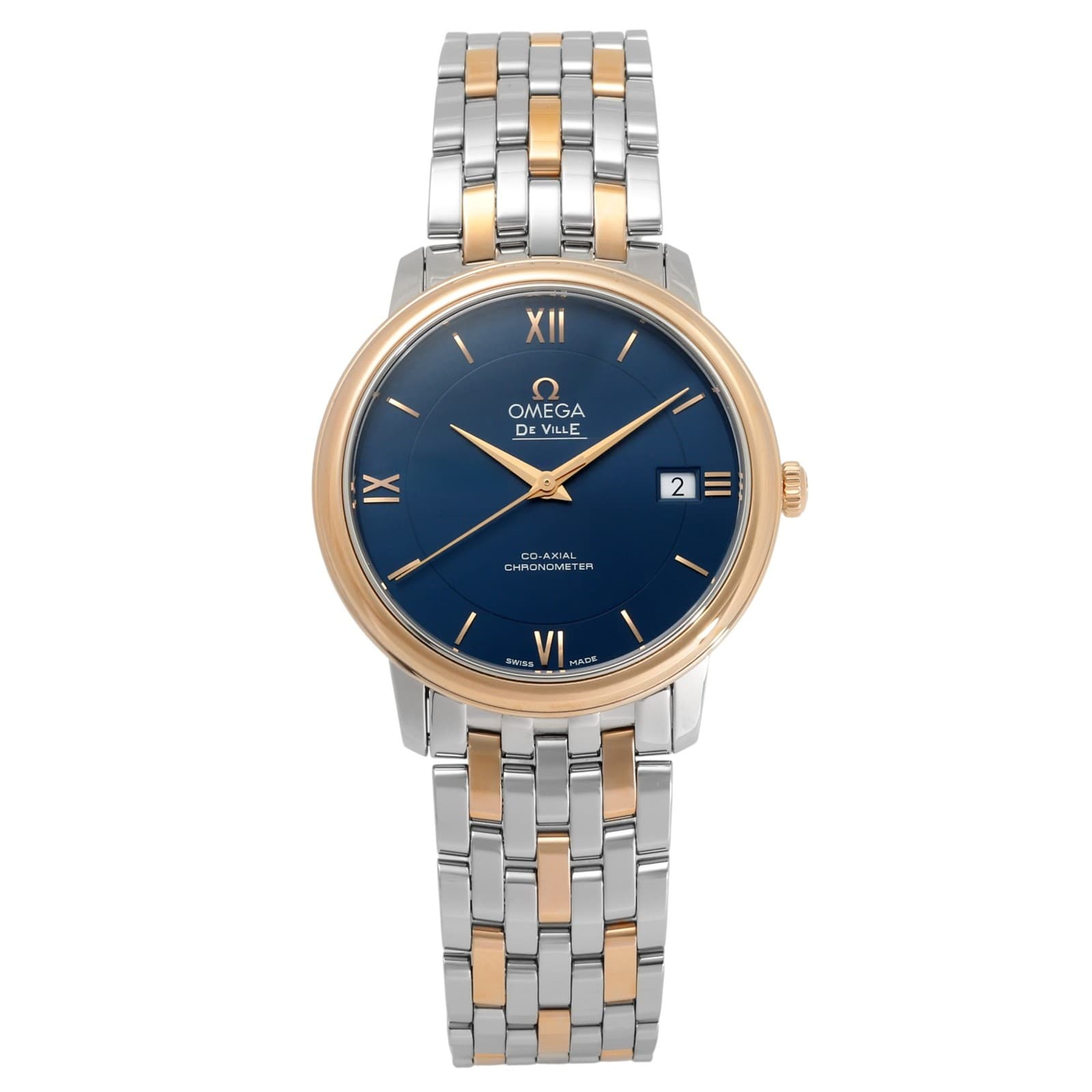 OMEGA De Ville 424.20.37.20.03.002 Automatic winding 36mm Blue