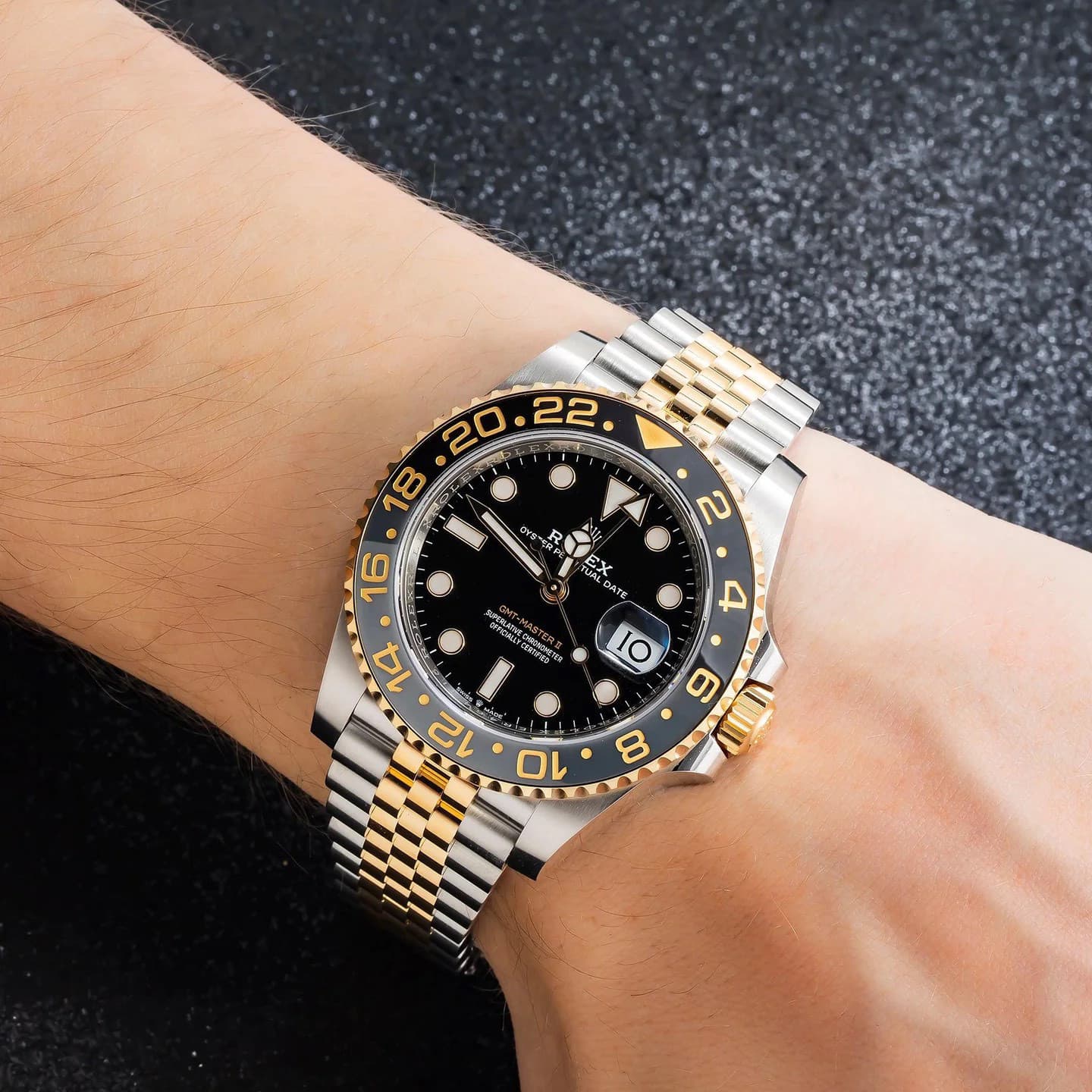 Rolex GMT Master II 40mm Zombie Jubilee Bracelet 126713GRNR