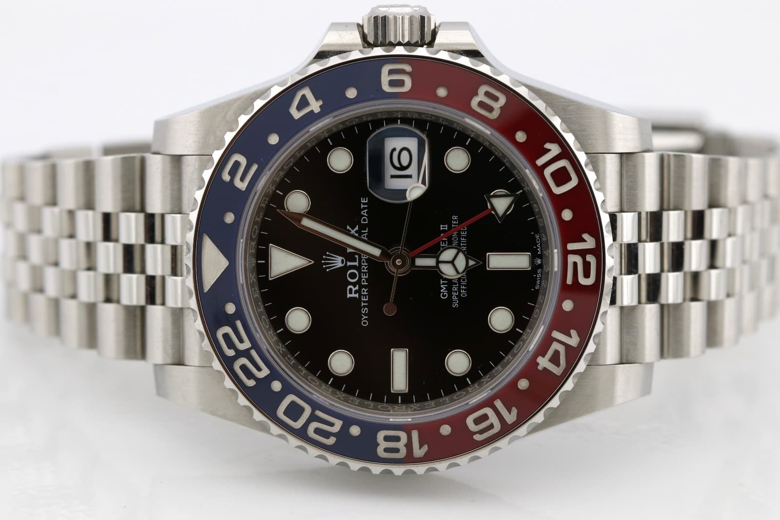 Rolex 2019 Complete GMT-Master II Pepsi Jubilee SS 40mm Watch 126710BLRO