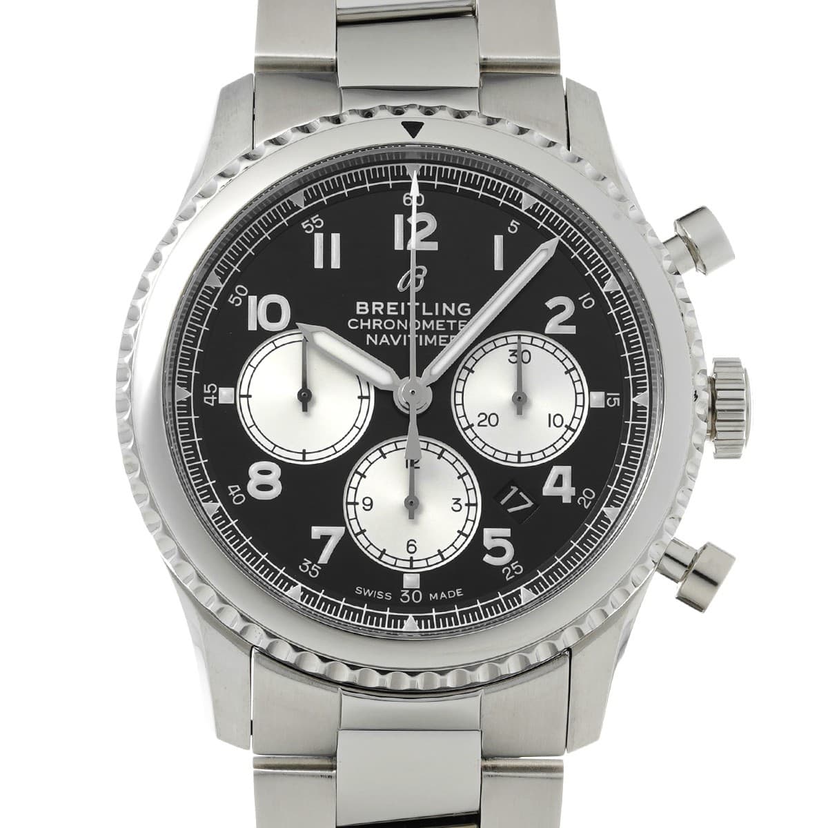 BREITLING Navitimer 8 B01 Chronograph 43 AB0117131B1A1 black/Silver WATCH 727215