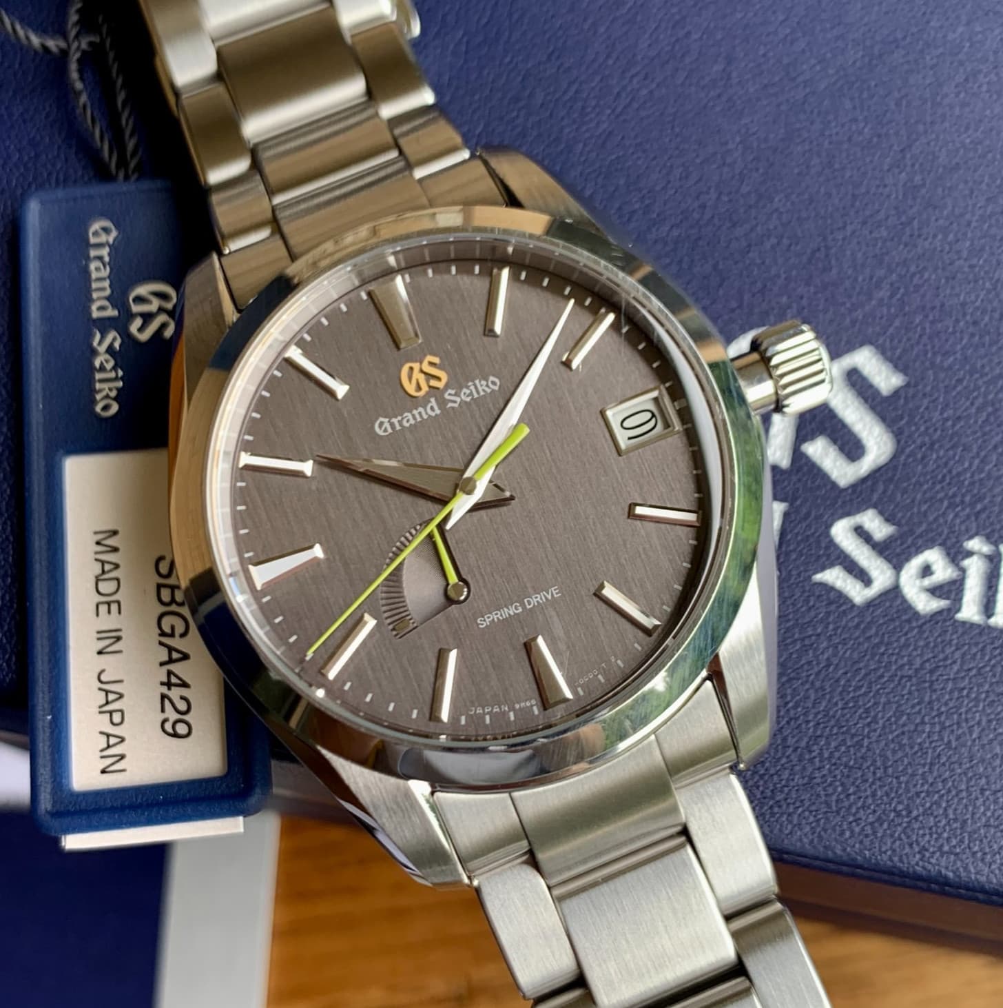 Grand Seiko SBGA429 Soko Special Edition Spring Drive 39mm Wristwatch Box Papers