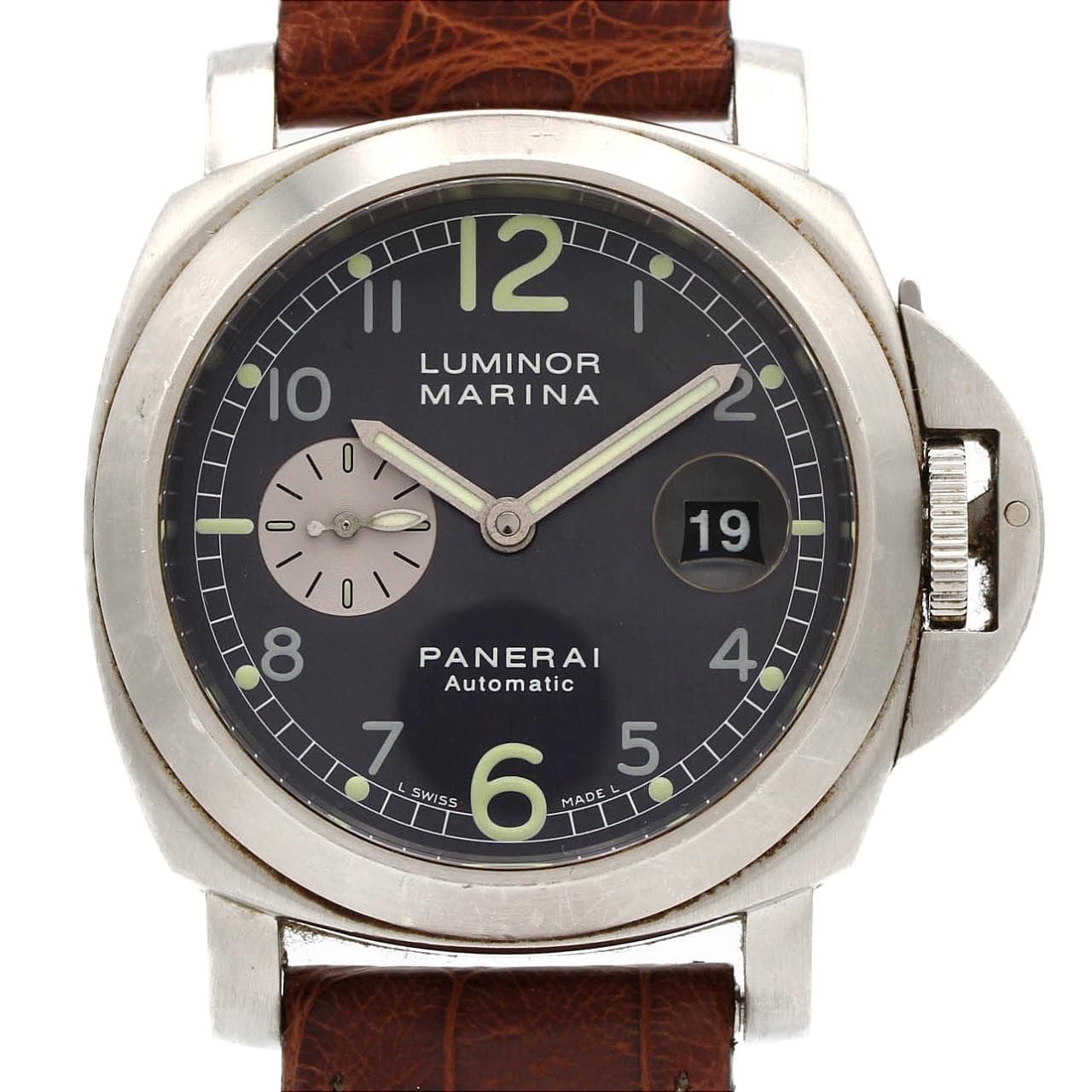 Authentic [Unserviced - Value Price] Panerai Luminor Marina PAM00086 Stainle...