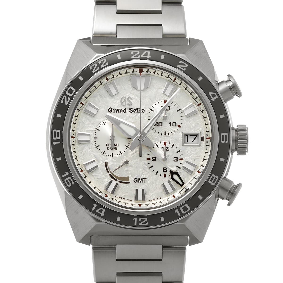 Grand Seiko Sports Collection Spring Drive Chronograph GMT SBGC253 Shiny whi...