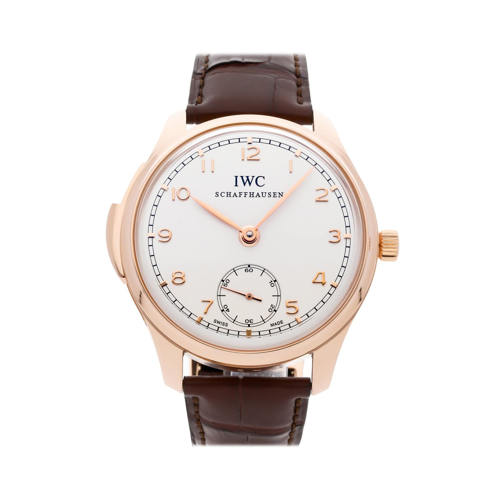 IWC Portugieser Minute Repeater Rose Gold Manual 44mm Strap Watch IW5449-07