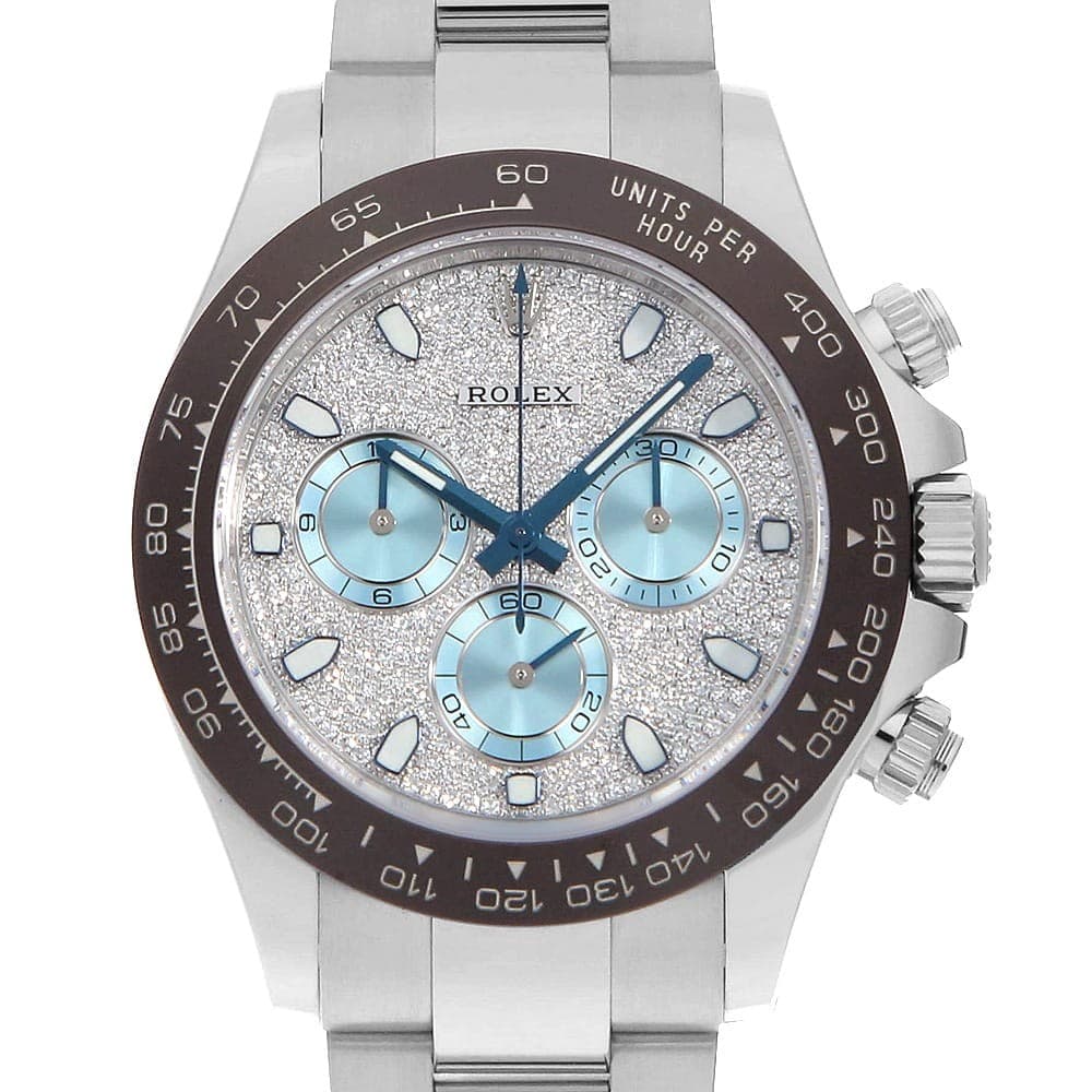 ROLEX Cosmograph Daytona 116506 Pave Diamond x Ice Blue Random Number second...