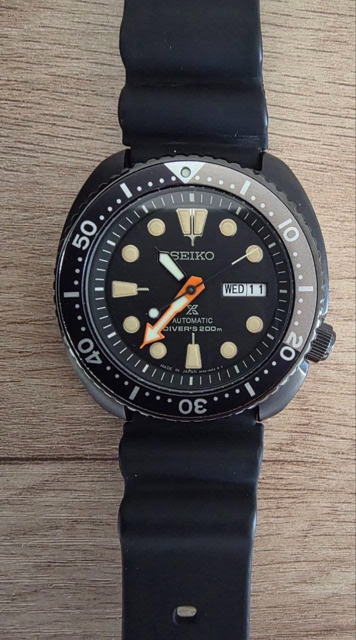 Seiko SRPC49J1 Prospex Black Ninja Turtle Ltd Edition Roman Day Box Papers
