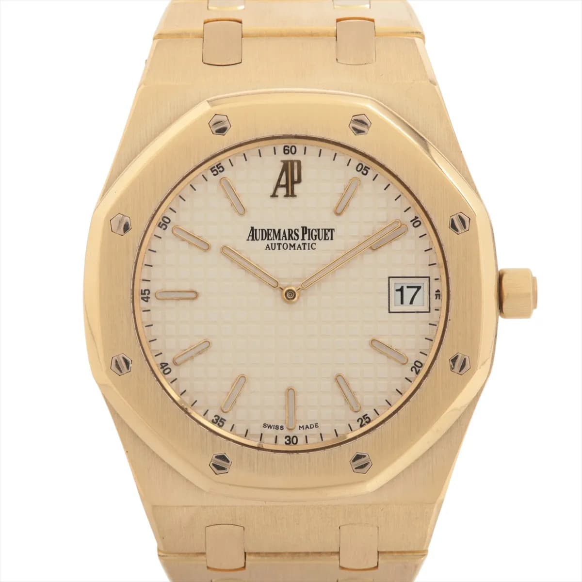 Audemars Piguet Royal Oak 15202BA.OO.0944BA.01 YG YG AT Silver-Face