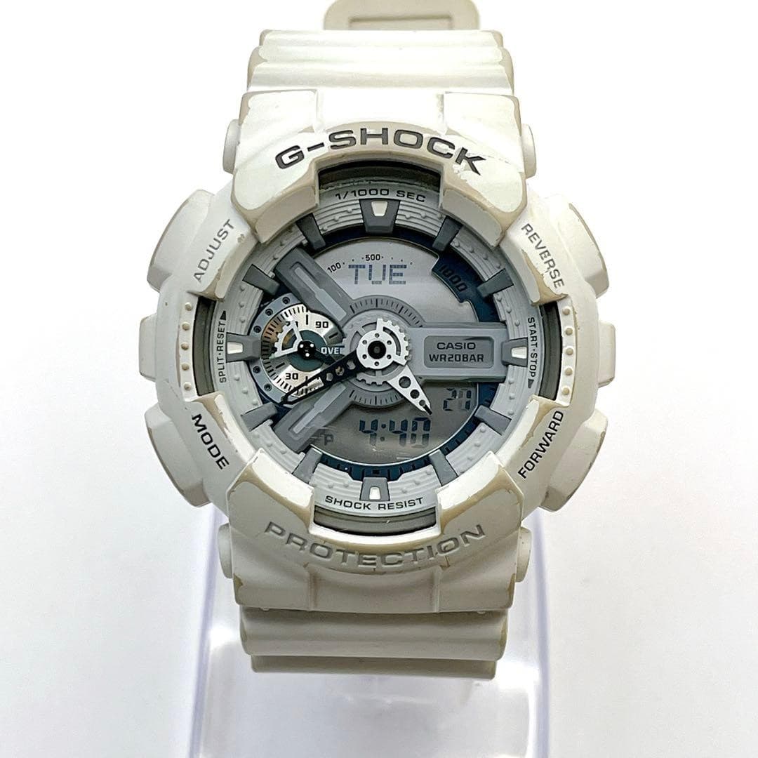 CASIO G-SHOCK GA-110C-7A 5146 White Gray Watch From Japan