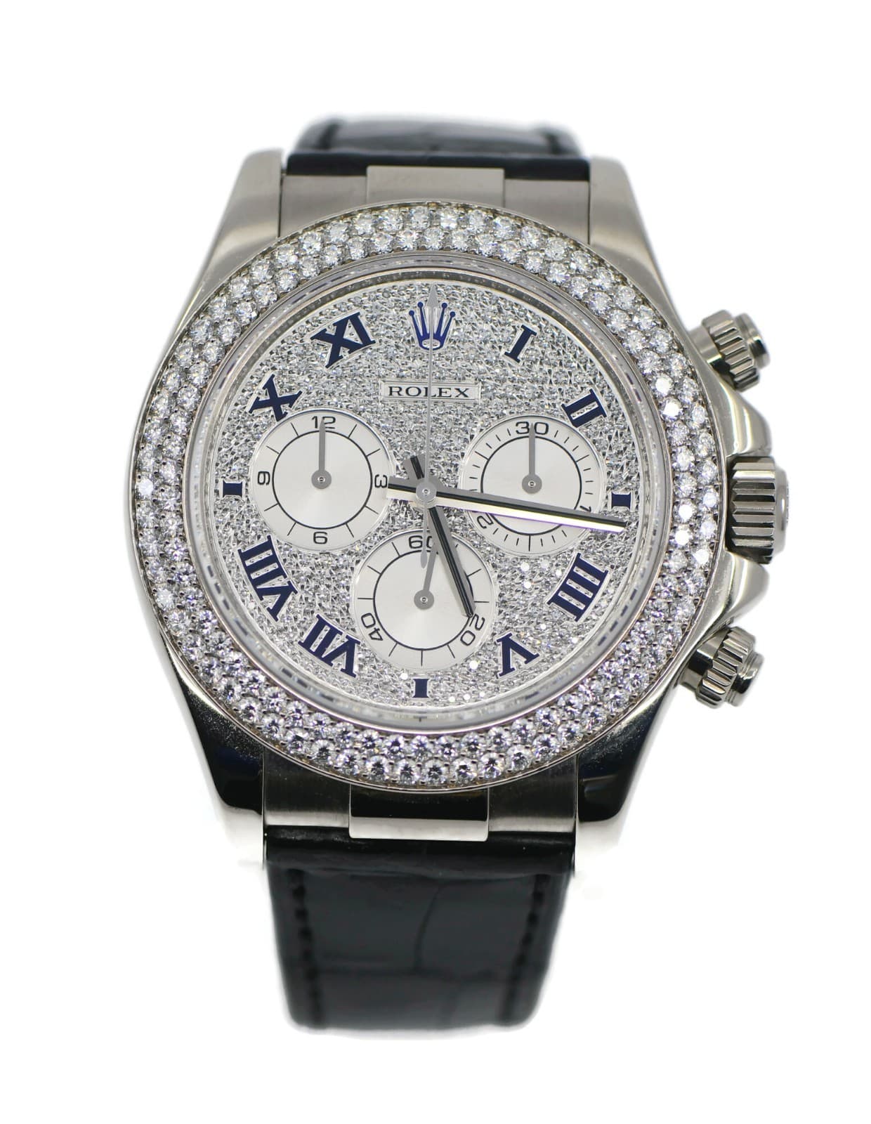 Rolex Daytona Pave Diamond 18K White Gold Watch 116589RBR