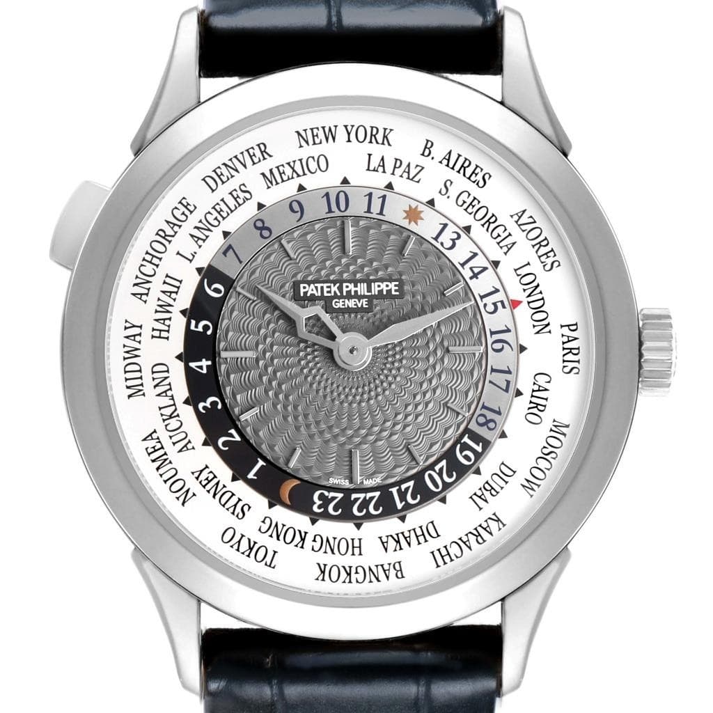 Patek Philippe World Time Complications White Gold Watch 5230G 5230