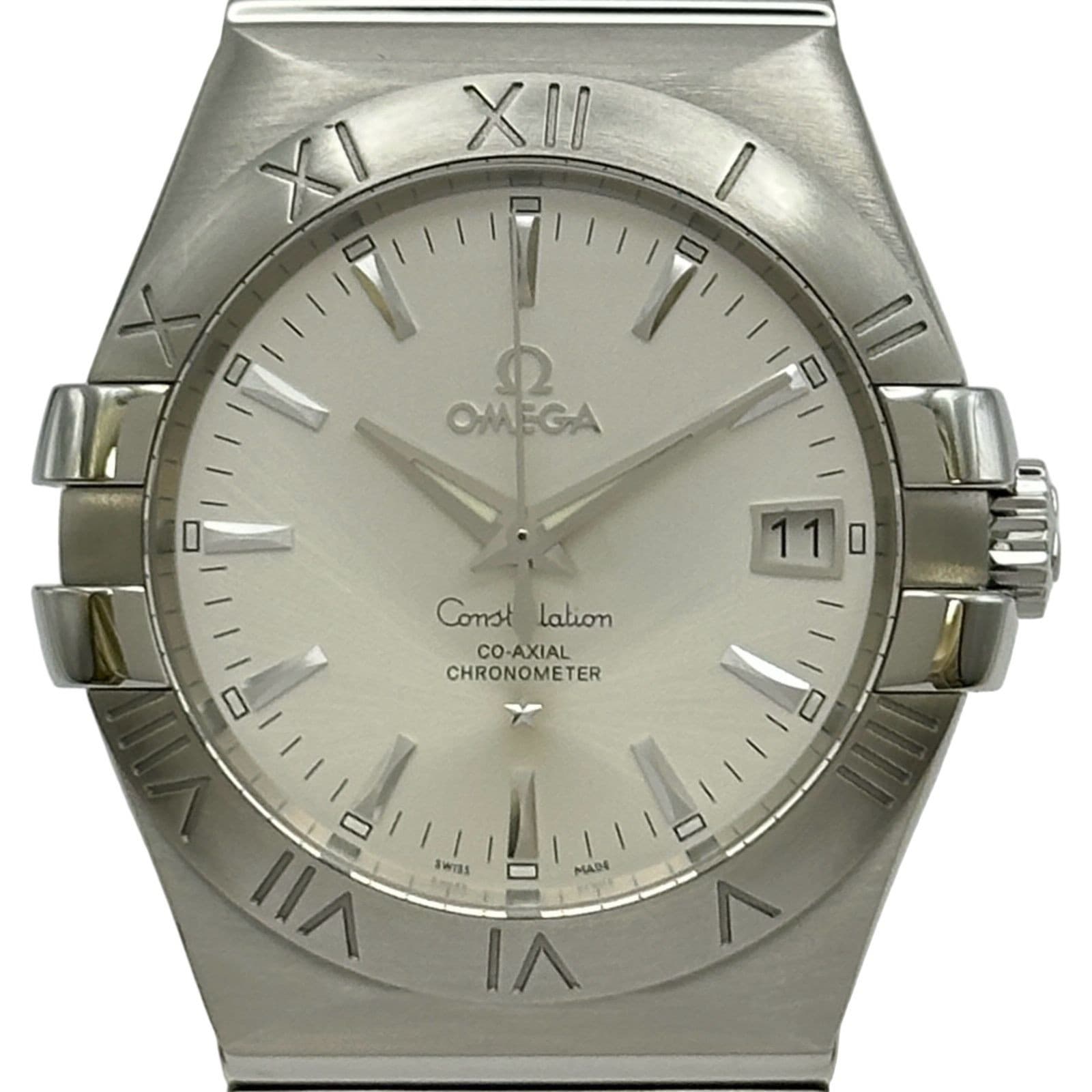 Omega Constellation Co-Axial Chronometer 123.10.35.20.02.001 Silver Stainless St