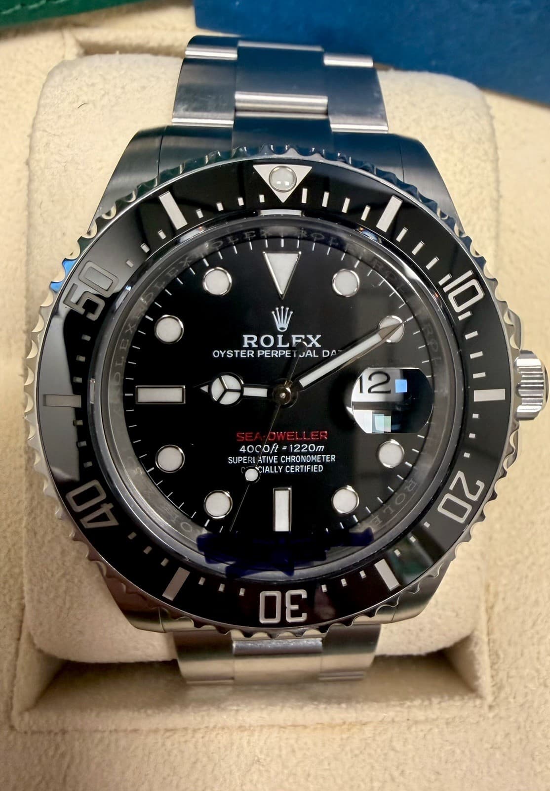 2023 Rolex Sea-Dweller 43mm Red Line 50th Anniversary 126600 Steel Box Papers