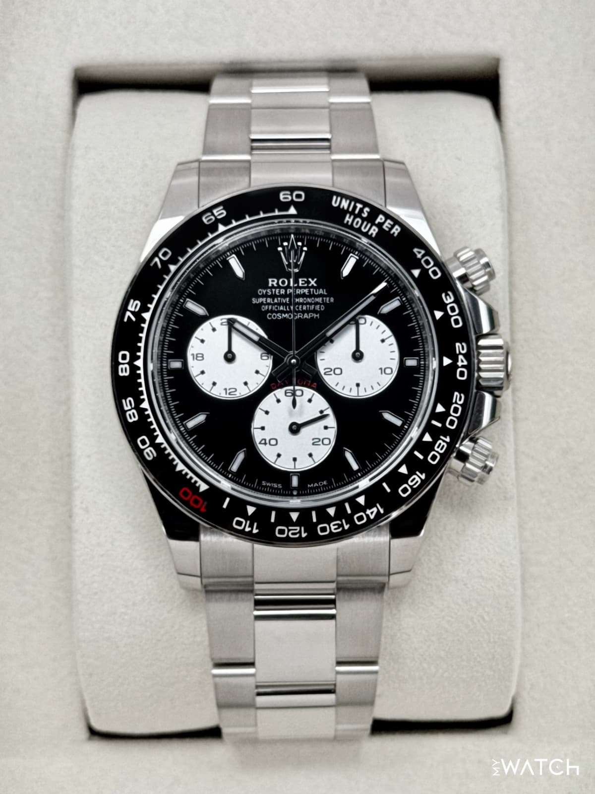 NEW Rolex Daytona "Le Mans" 40mm 126529LN White Gold Black Dial