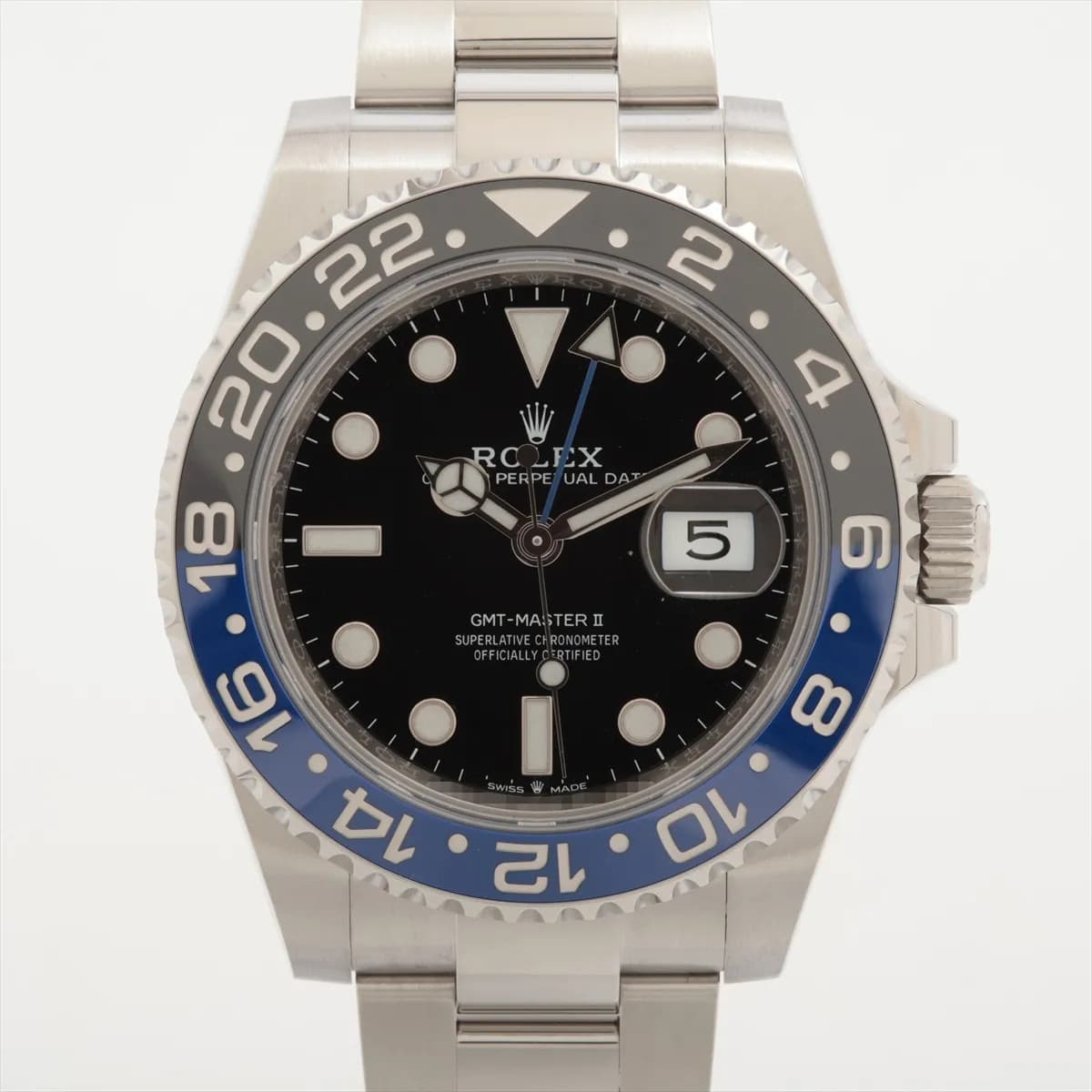 Rolex GMT Master II 126710BLNR SS SS AT black dial oyster bracelet