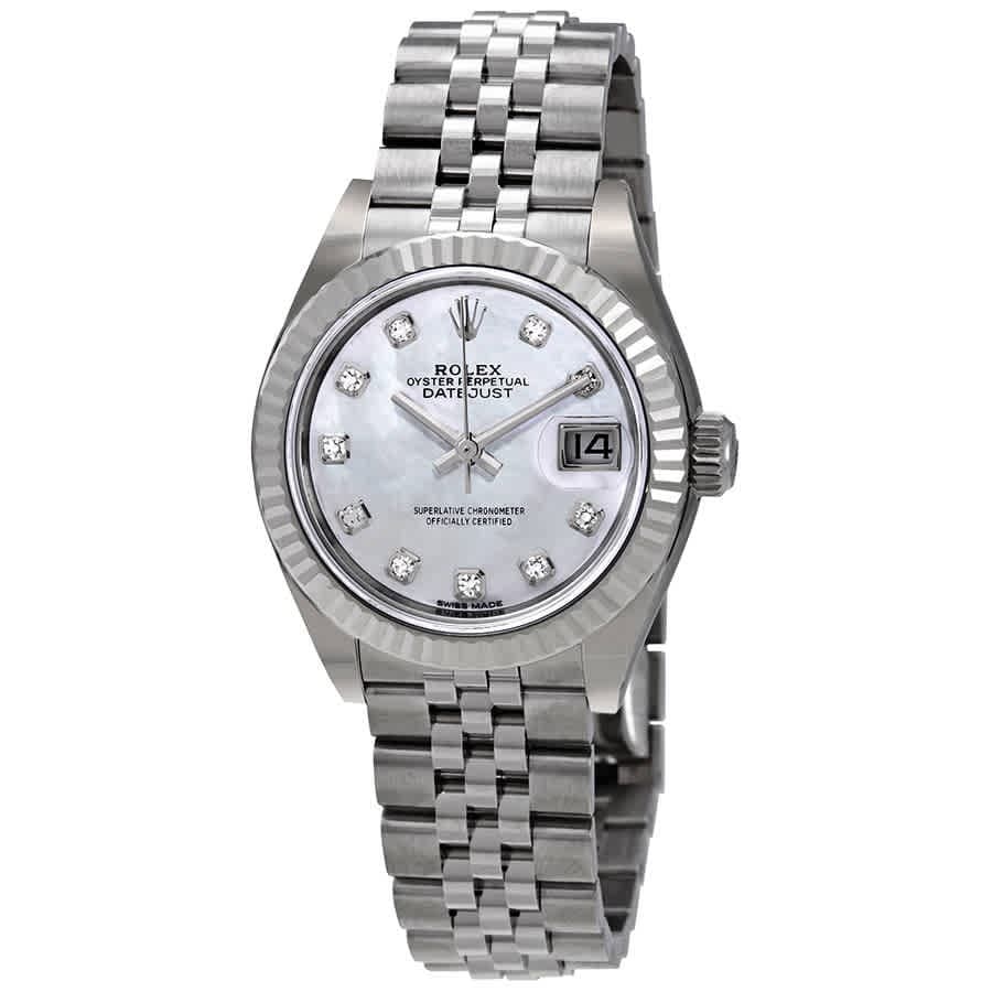 Rolex Lady Datejust Automatic MOP Diamond Dial Ladies Jubilee Watch 279174MDJ