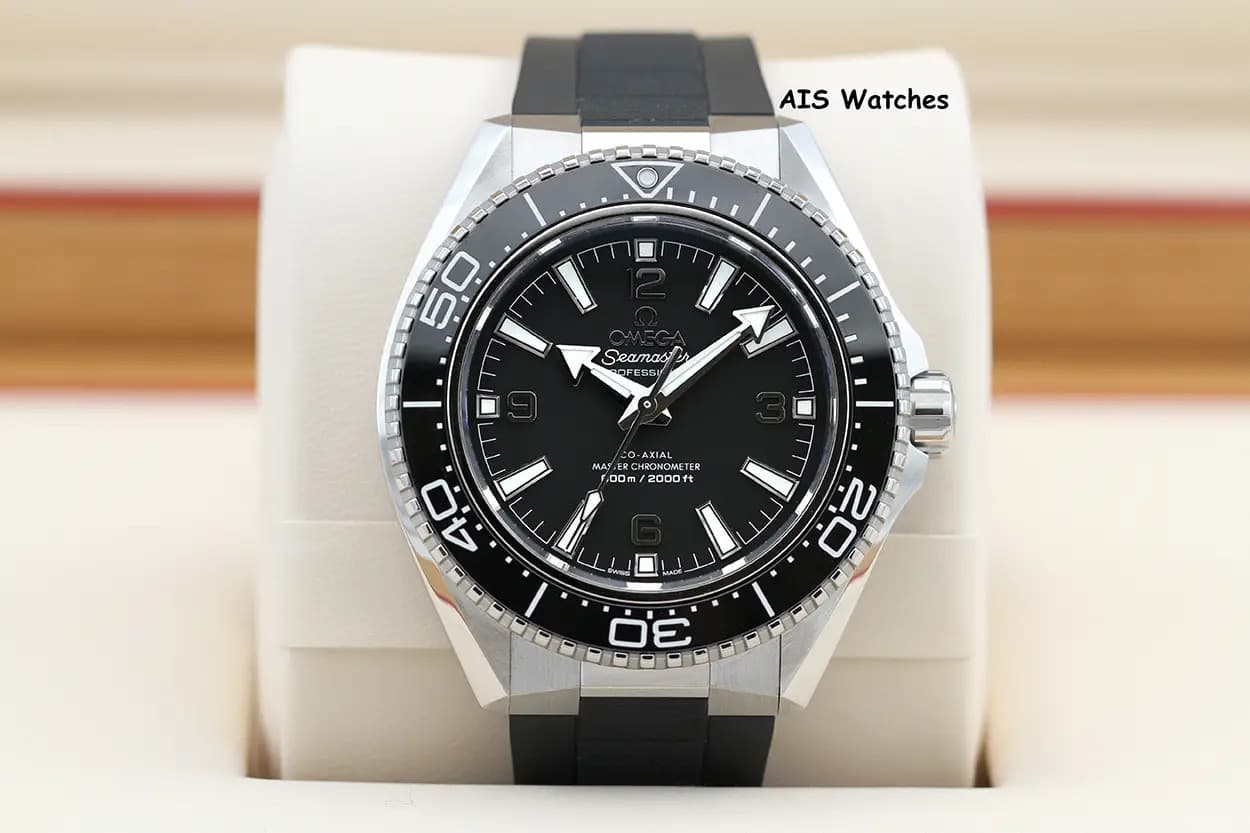 Omega Seamaster Planet Ocean 217.32.42.21.01.001 42MM Black Dial Rubber Strap BP