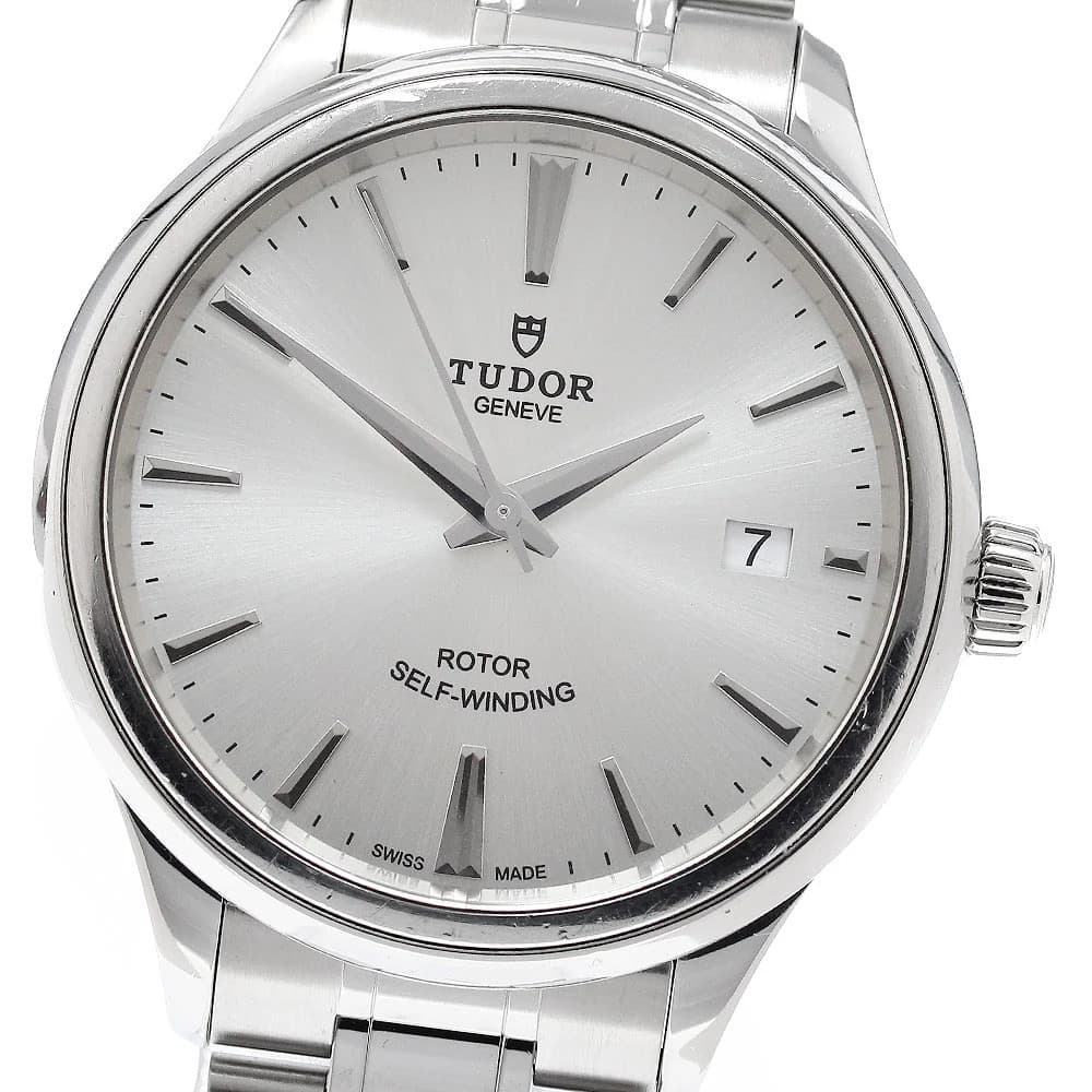 Tudor style Date 12500 Silver TO331547
