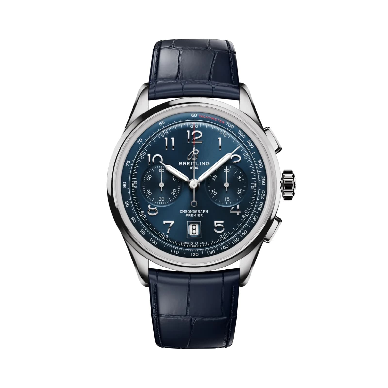 Breitling Premier B01 Chronograph 42 Blue Dial Blue Alligator AB0145171C1P2
