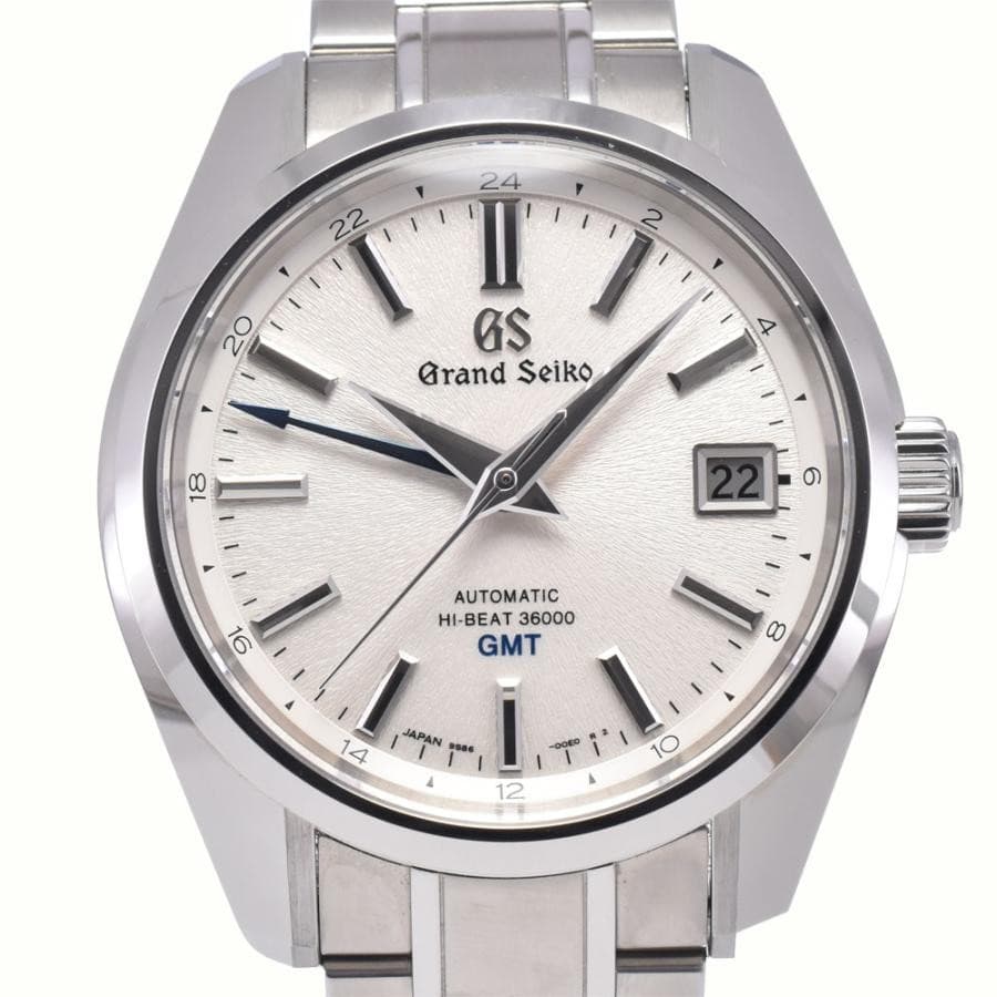Grand Seiko Mechanical Hi-Beat 36000 GMT SBGJ263 / 9S86-00A0 Automatic #AOHW1443