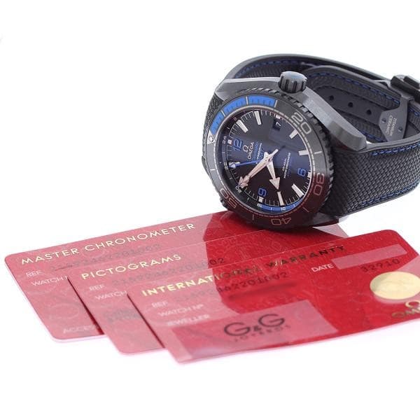 OMEGA SEAMASTER PLANET OCEAN 600M DEEP BLACK 215.92.46.22.01.002 46mm #C12641
