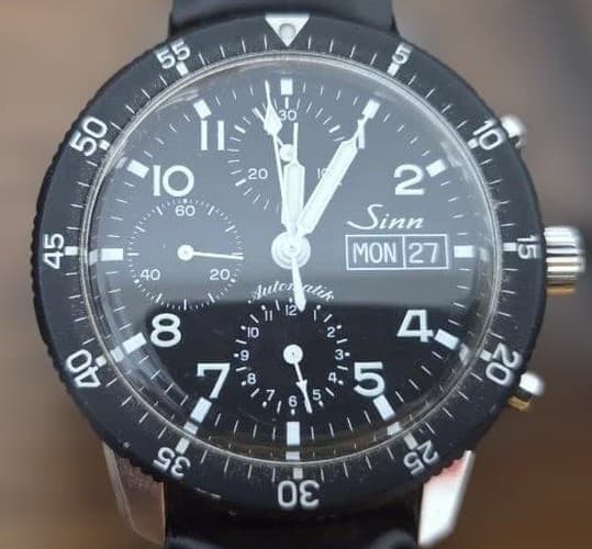 Sinn 103.B.AUTO Automatic Chronograph Watch 41mm Pilot Rotating Bezel