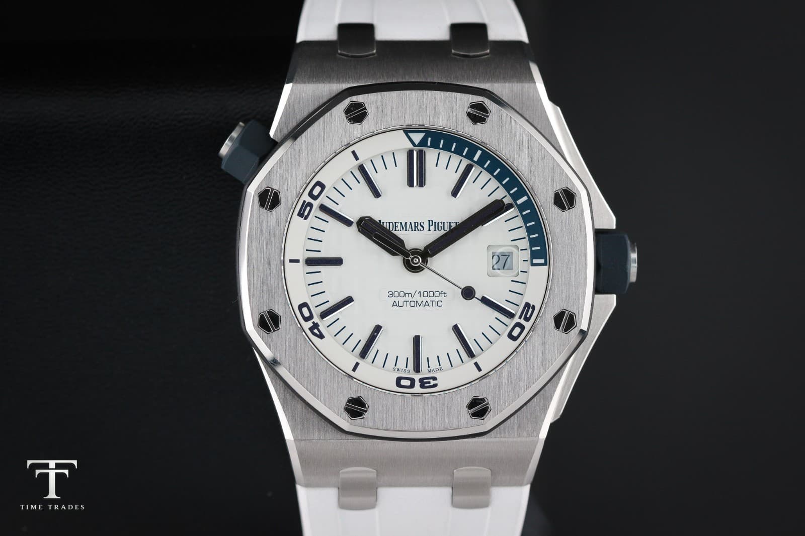 Audemars Piguet Royal Oak Offshore AP Diver Stainless Steel White Dial 15710ST