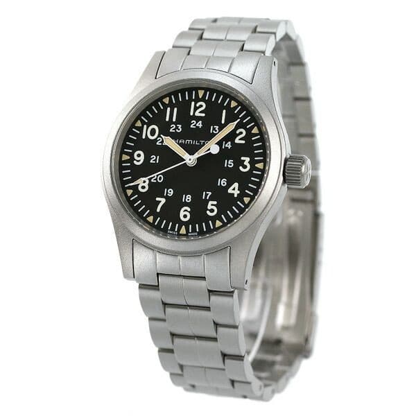 HAMILTON KHAKI FIELD H69439131 Wristwatch 5 ATM Black Dial 47 x 38 x 10mm