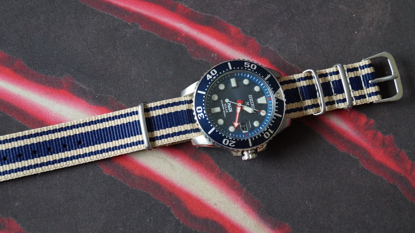 Seiko Solar PADI Date V157 SNE435 Prospex Special Edition Diver  43mm blue uk
