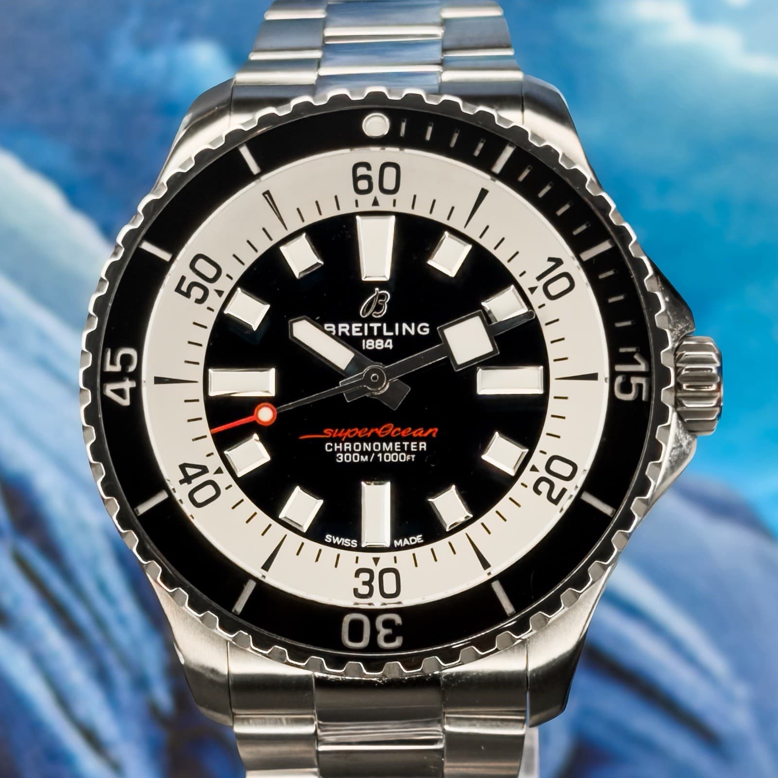 Breitling Superocean Automatic 44 A17376211B1A1 With Extra Straps Full Set