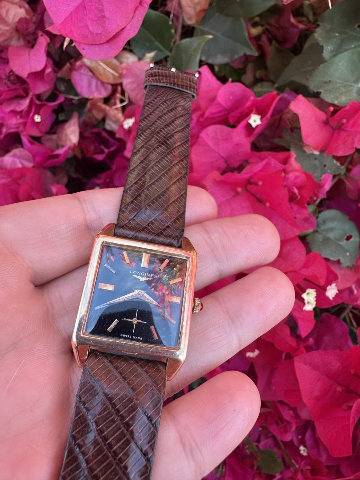 Vintage Longines 18k Solid Gold Mens Watch Estate