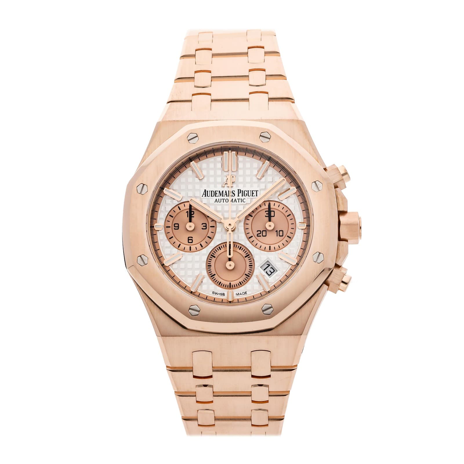 Audemars Piguet Royal Oak Chrono Rose Auto 38mm Bracelet 26315OR.OO.1256OR.01