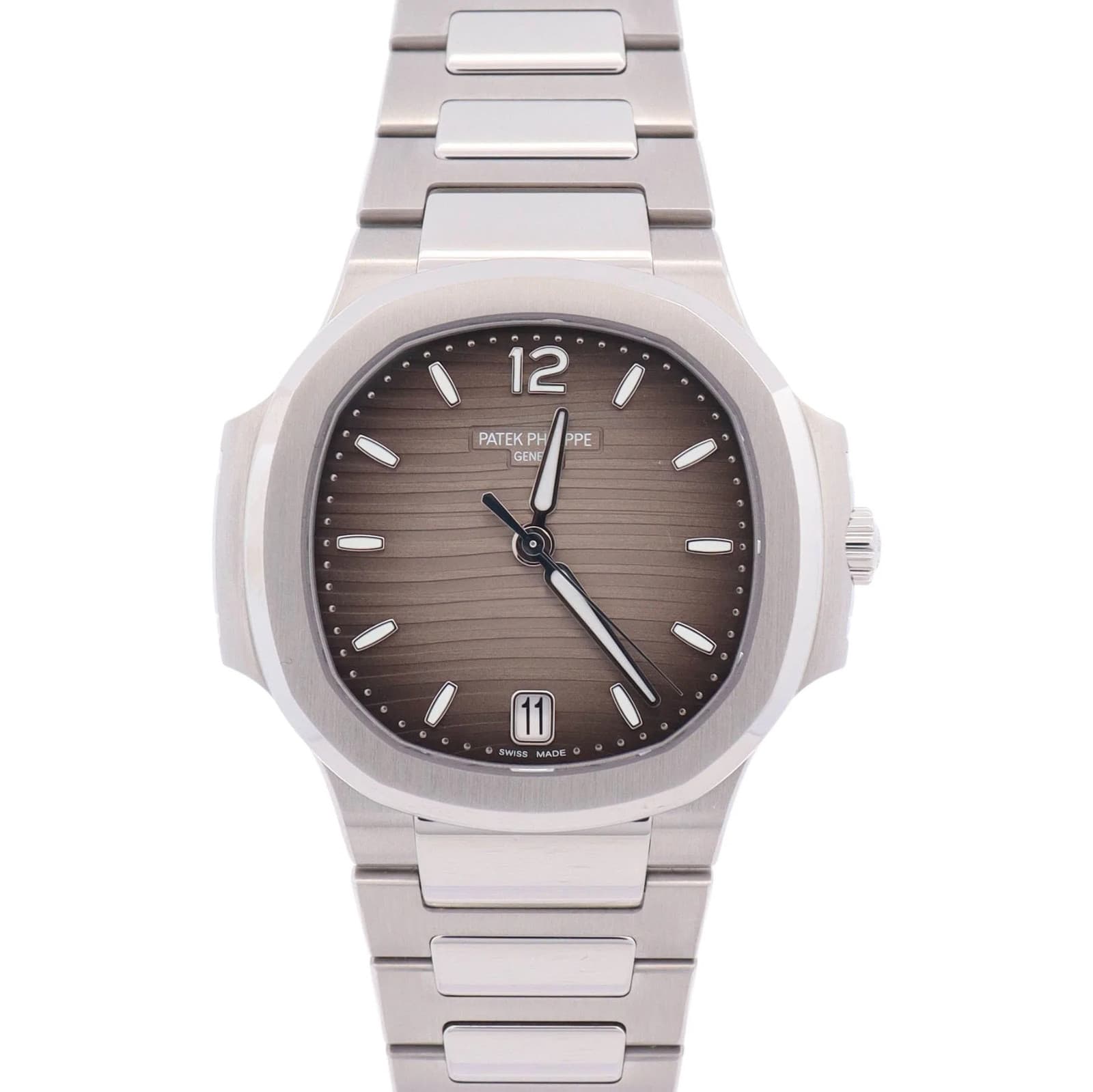 Patek Philippe Nautilus 35.20mm Grey Dial Watch Ref# 7118/1A-011