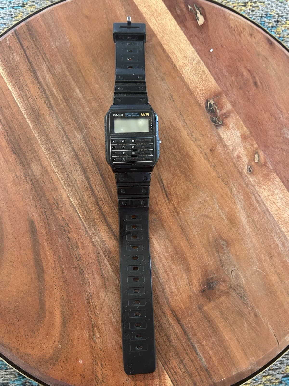 Vintage 1988 Casio CA-53W  Data Calculator Digital Alarm Marty McFly Watch