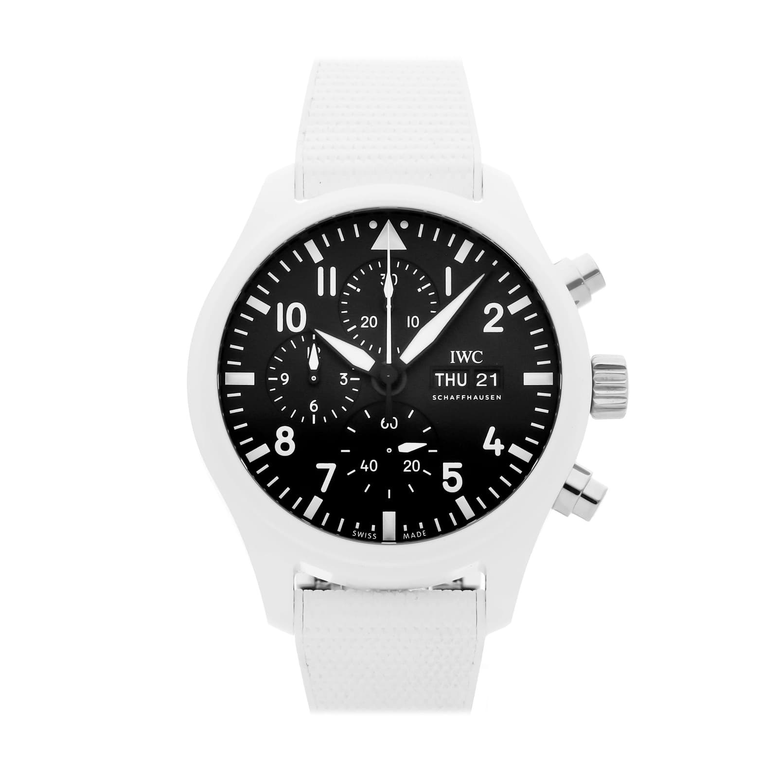 IWC Pilot's Watch Chronograph TOP GUN Lake Tahoe White Auto 44mm Watch IW3891-05