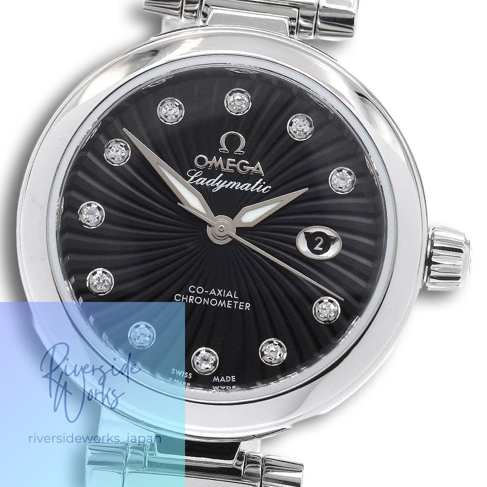 Omega 425.33.34.20.51.001 De Ville Ladymatic Co-Axial 11P Diamond Watch