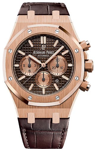 Audemars Piguet Royal Oak Chronograph Rose Gold 41mm Brown 26331OR.OO.D821CR.01