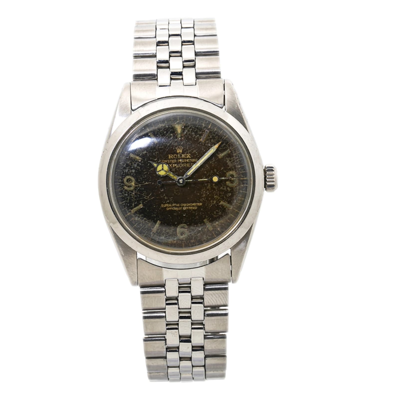 Rolex Explorer 1016 1966 Complete Jubilee Steel Black Arabic Auto 36mm