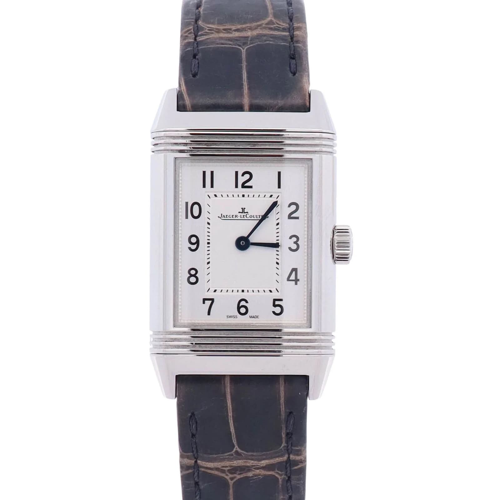 Jaeger-LeCoultre Reverso 33.2mm Silver Dial Watch Ref# Q2618540