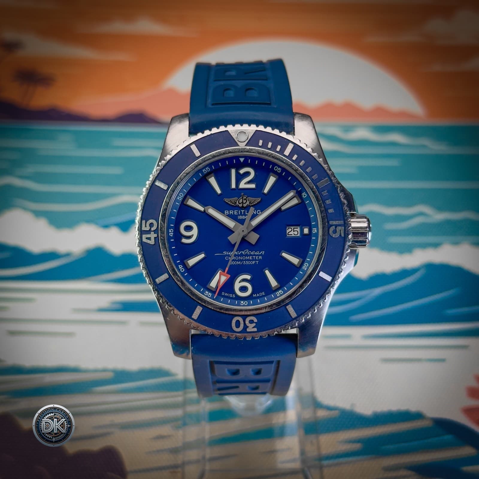 Breitling Superocean 44mm, Blue Dial, A17367D81C1S2 BOX & PAPERS