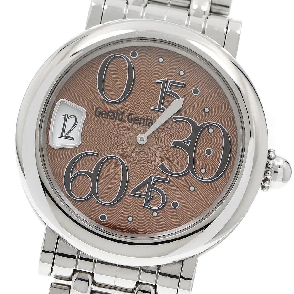 Gerald Genta Arena Retro Classic G.3634 Jumping hour Automatic Mens Watch_946769
