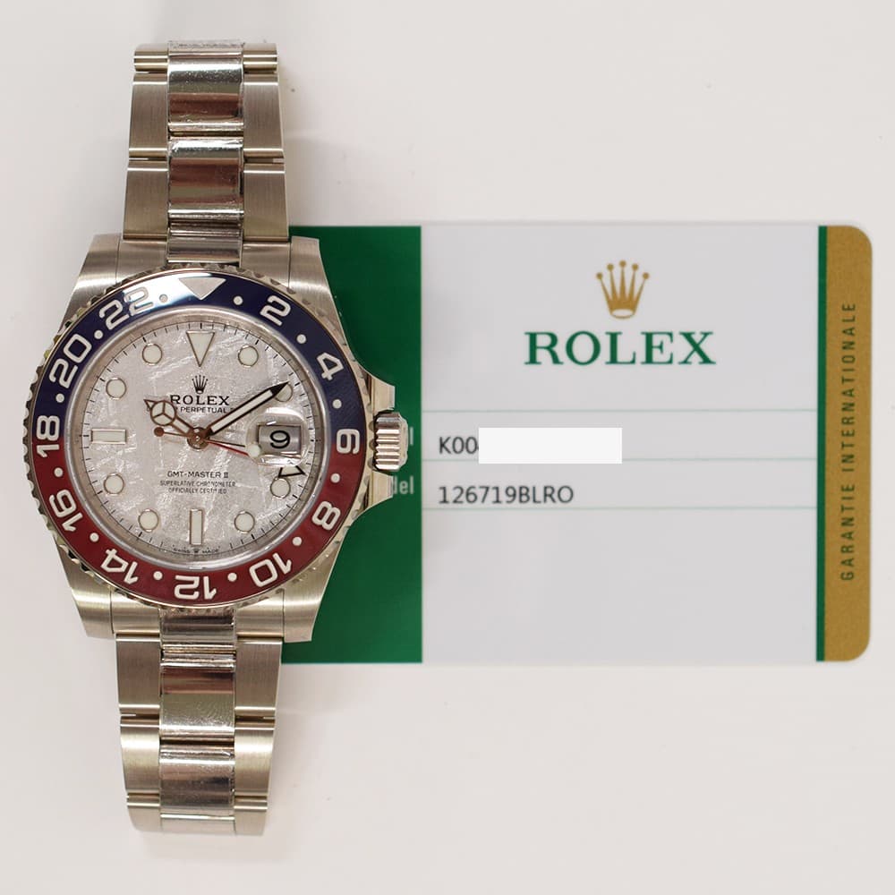 2020 Rolex GMT-Master II, 126719BLRO, 40mm, Meteorite Dial, Oyster Bracelet, ...