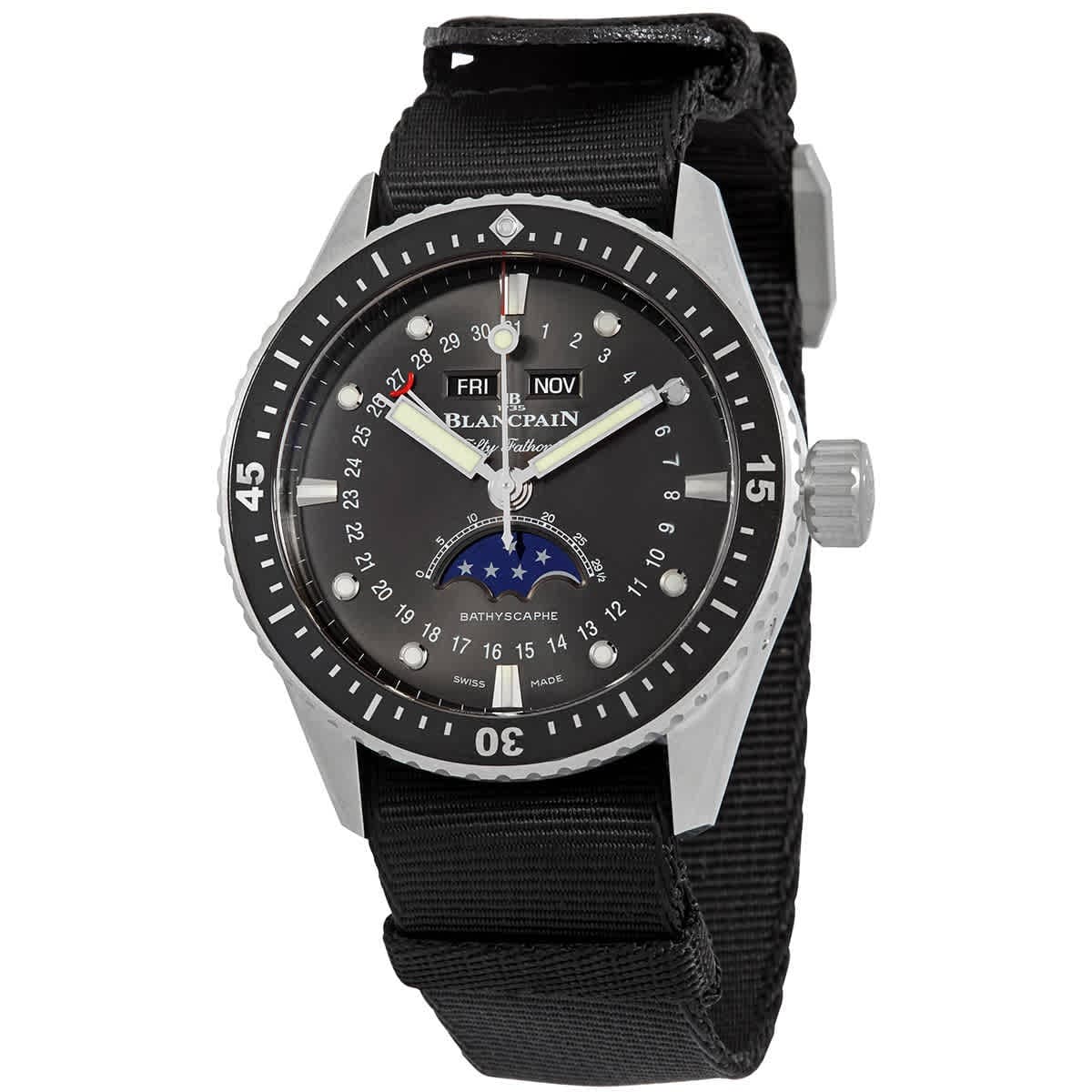 Blancpain Fifty Fathoms Automatic Grey Dial Men's Watch 5054-1110-naba