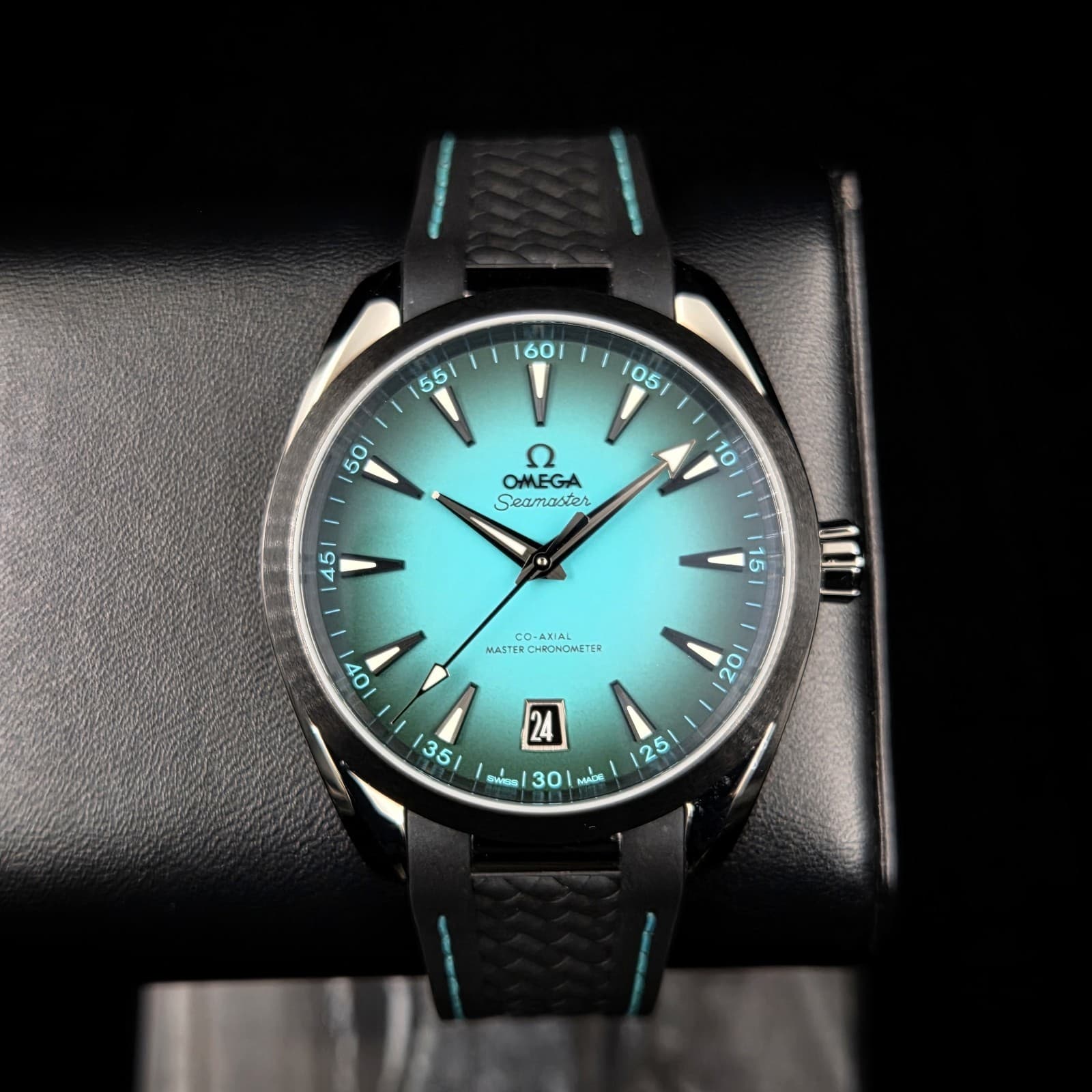 Omega Seamaster Aqua Terra 41mm Turquoise / Black Ceramic 220.32.41.21.03.001